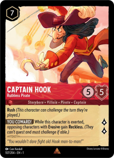 Captain Hook - Ruthless Pirate / The First Chapter / Lorcana