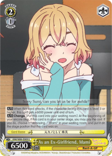 As an Ex-Girlfriend, Mami / Rent-A-Girlfriend / Weiss Schwarz