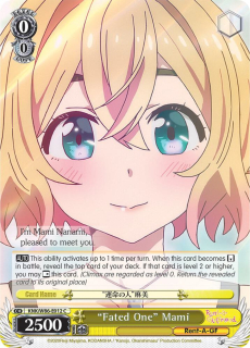 "Fated One" Mami / Rent-A-Girlfriend / Weiss Schwarz