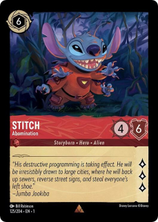 Stitch - Abomination / The First Chapter / Lorcana