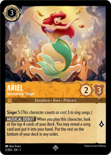 Ariel - Spectacular Singer / The First Chapter / Lorcana