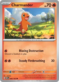 Charmander / Pokemon Card 151 / Scarlet & Violet / Pokemon