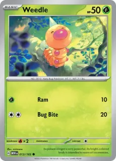 Weedle / Pokemon Card 151 / Scarlet & Violet / Pokemon