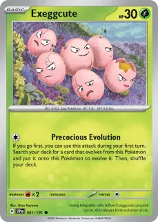 Exeggcute / Surging Sparks / Scarlet & Violet / Pokemon