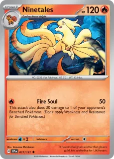 Ninetales / Surging Sparks / Scarlet & Violet / Pokemon