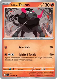 Paldean Tauros / Surging Sparks / Scarlet & Violet / Pokemon