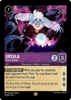 Ursula - Power Hungry / The First Chapter / Lorcana