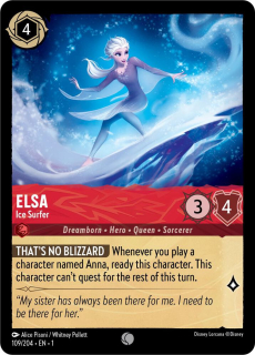 Elsa - Ice Surfer / The First Chapter / Lorcana