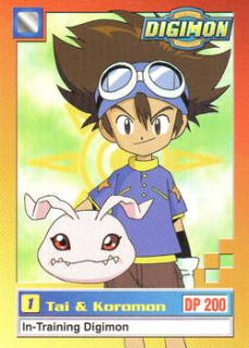 Tai & Koromon / series 1 / DIGIMON upper deck