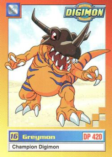 Greymon / series 1 / DIGIMON upper deck